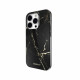 SwitchEasy iPhone 14 Pro Marble Case Σκληρή Θήκη με Πλαίσιο Σιλικόνης - Pearl Black