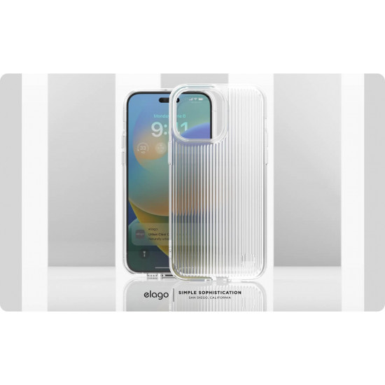 elago iPhone 14 Pro Max Urban Clear Case Θήκη Σιλικόνης TPU - Διάφανη