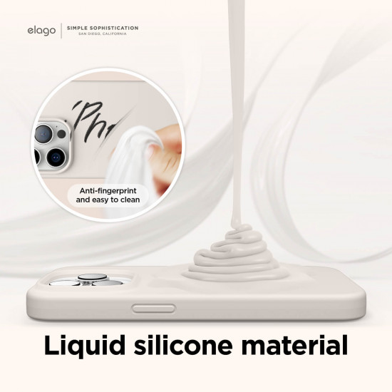 elago iPhone 14 Pro Max Silicone Case Θήκη Σιλικόνης TPU - Stone