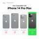 elago iPhone 14 Pro Max Silicone Case Θήκη Σιλικόνης TPU - Midnight Green