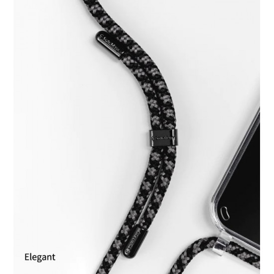 SwitchEasy iPhone 14 Pro Max Play Σκληρή Θήκη με Πλαίσιο Σιλικόνης και Λουράκι - Elegant / Διάφανη
