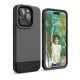 elago iPhone 14 Pro Glide Case Σκληρή Θήκη με Πλαίσιο Σιλικόνης - Dark Grey / Black