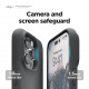 elago iPhone 14 Pro Max Pebble Case Θήκη Σιλικόνης TPU - Dark Grey