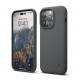 elago iPhone 14 Pro Pebble Case Θήκη Σιλικόνης TPU - Dark Grey