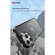 Comma iPhone 14 Pro Max Joy Elegant Metal Frame Σκληρή Θήκη με Πλαίσιο Σιλικόνης και Magsafe - Black