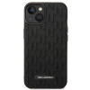 Karl Lagerfeld iPhone 14 Plus - 3D Monogram Σκληρή Θήκη με Πλαίσιο Σιλικόνης - Black - KLHCP14MRUPKLPK
