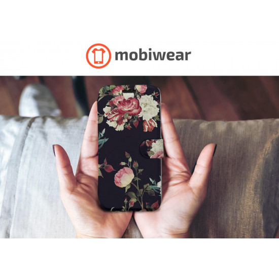 Mobiwear Xiaomi Redmi Note 11 Pro+ 5G Θήκη Βιβλίο Slim Flip - Design Bouquet of Roses - VD11P