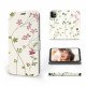 Mobiwear iPhone 12 Pro Θήκη Βιβλίο Slim Flip - Design Field Flowers - MD03S