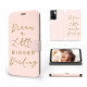Mobiwear Xiaomi Redmi Note 11 Pro+ 5G Θήκη Βιβλίο Slim Flip - Design Pink Dream - M014S