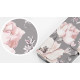 Mobiwear iPhone 12 Pro Θήκη Βιβλίο Slim Flip - Design Pink Pastel Flowers - MX06S