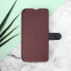 Mobiwear iPhone 12 Pro Θήκη Βιβλίο Slim Flip - Μπορντό - S_BUB