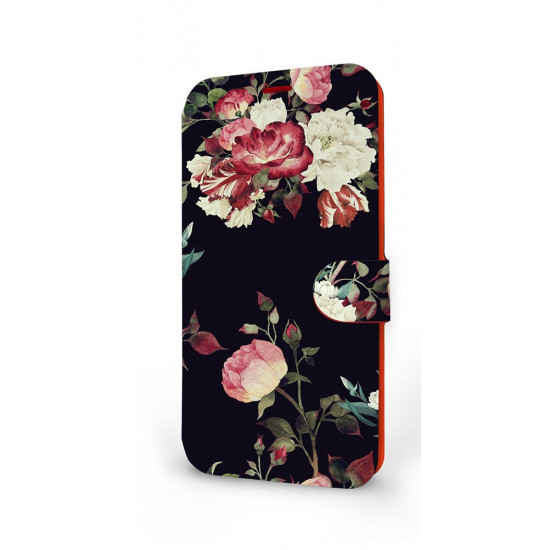 Mobiwear iPhone 12 Pro Θήκη Βιβλίο Slim Flip - Design Bouquet of Roses - VD11P