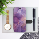 Mobiwear iPhone 12 Pro Θήκη Βιβλίο Slim Flip - Design Purple Marble - VP20S