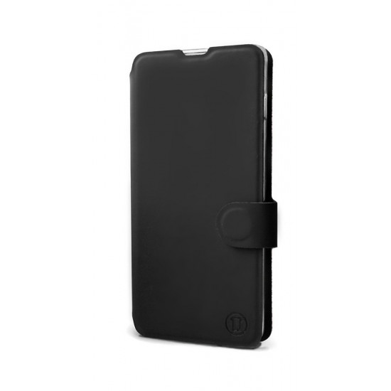 Mobiwear iPhone 12 Pro Max Θήκη Βιβλίο Slim Flip - Μαύρη - S_BLB