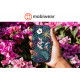 Mobiwear iPhone 12 Pro Max Θήκη Βιβλίο Slim Flip - Design Dark Floral - VP13S
