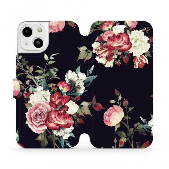 Mobiwear iPhone 13 Θήκη Βιβλίο Slim Flip - Design Bouquet of Roses - VD11P