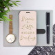 Mobiwear iPhone 13 Pro Θήκη Βιβλίο Slim Flip - Design Pink Dream - M014S