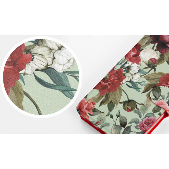 Mobiwear Xiaomi Redmi Note 11 / Redmi Note 11S Θήκη Βιβλίο Slim Flip - Design Flowers - MD06P