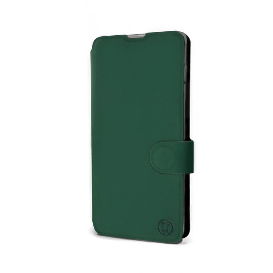 Mobiwear iPhone 13 Pro Θήκη Βιβλίο Slim Flip - Πράσινη - S_GRB