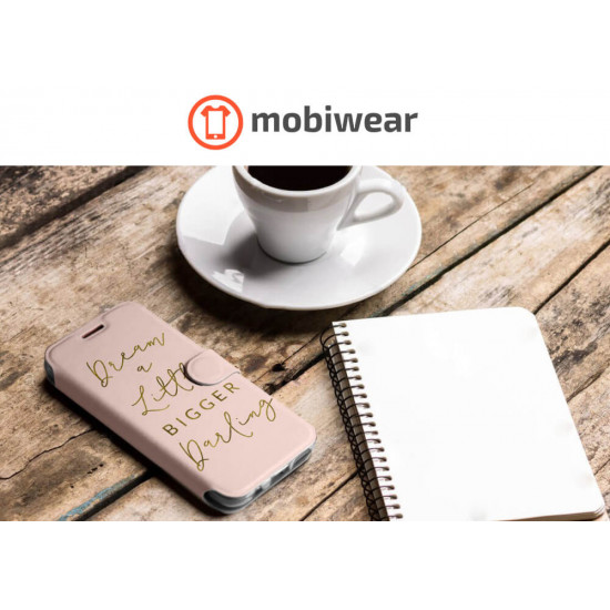 Mobiwear iPhone 13 Pro Max Θήκη Βιβλίο Slim Flip - Design Pink Dream - M014S