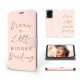 Mobiwear Xiaomi 11T / 11T Pro Θήκη Βιβλίο Slim Flip - Design Pink Dream - M014S