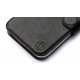Mobiwear Xiaomi 11T / 11T Pro Θήκη Βιβλίο Slim Flip από Γνήσιο Δέρμα - Μαύρη - L_BLS