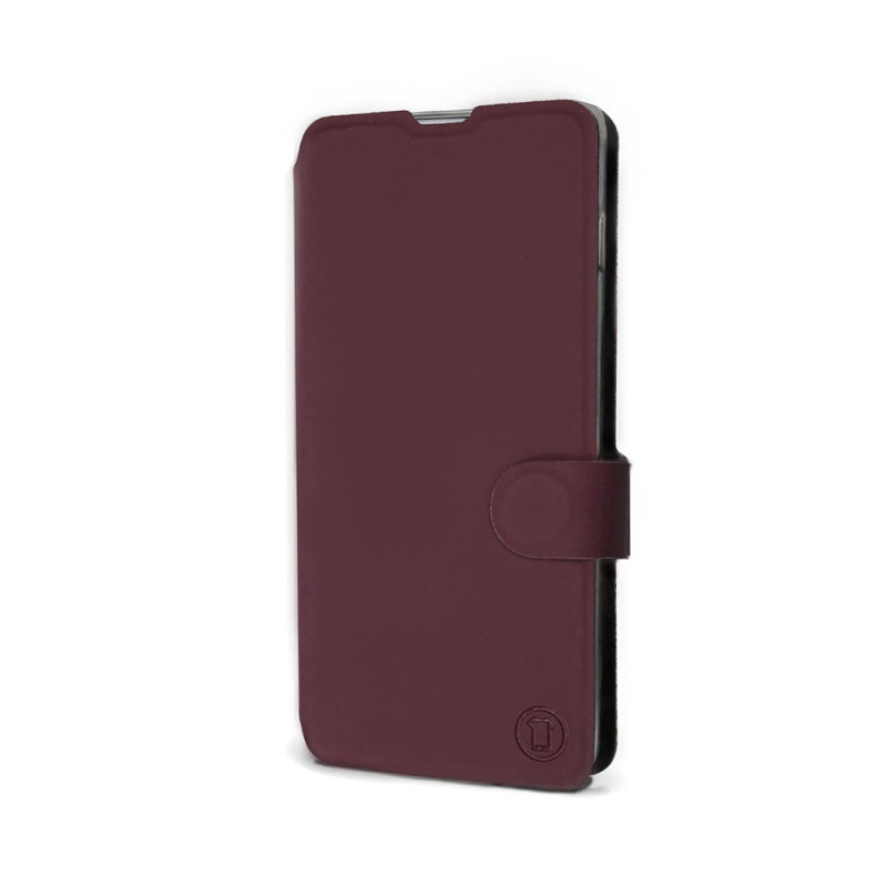 Mobiwear iPhone 13 Pro Max Θήκη Βιβλίο Slim Flip - Μπορντό - S_BUB