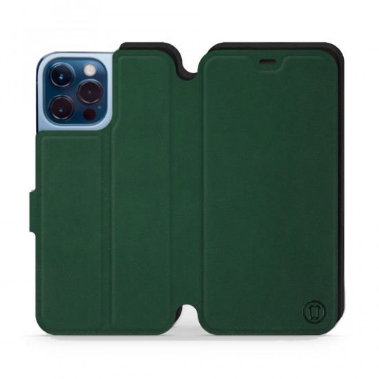 Mobiwear iPhone 13 Pro Max Θήκη Βιβλίο Slim Flip - Πράσινη - S_GRB
