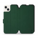 Mobiwear iPhone 14 Plus Θήκη Βιβλίο Slim Flip - Πράσινο - S_GRB