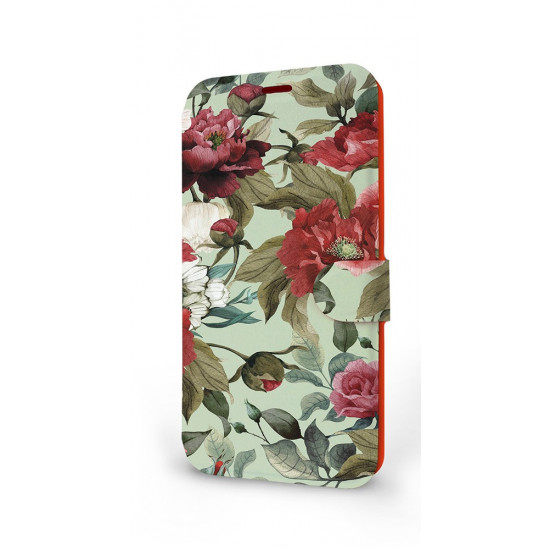 Mobiwear Samsung Galaxy A33 5G Θήκη Βιβλίο Slim Flip - Design Flowers - MD06P