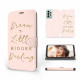 Mobiwear Samsung Galaxy A33 5G Θήκη Βιβλίο Slim Flip - Design Pink Dream - M014S
