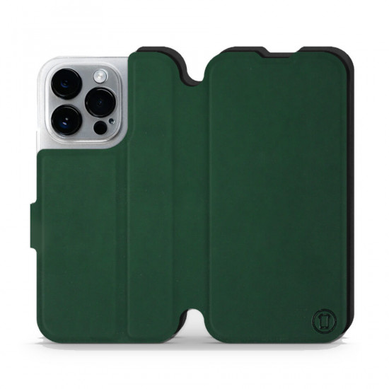 Mobiwear iPhone 14 Pro Θήκη Βιβλίο Slim Flip - Πράσινη - S_GRB