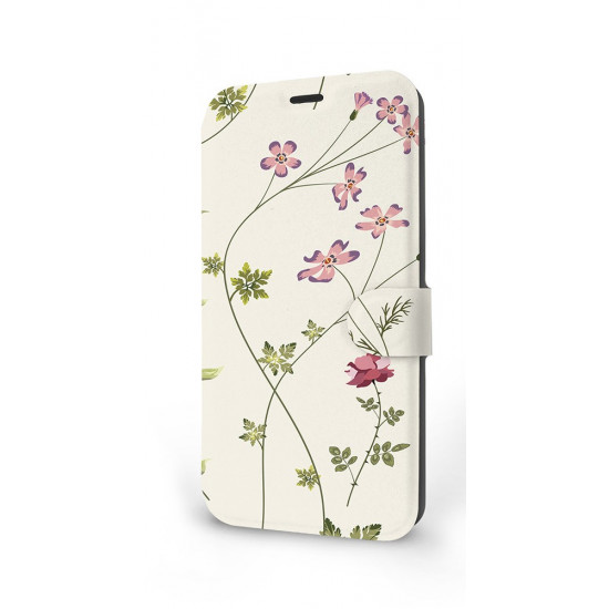 Mobiwear iPhone 14 Pro Max Θήκη Βιβλίο Slim Flip - Design Field Flowers - MD03S