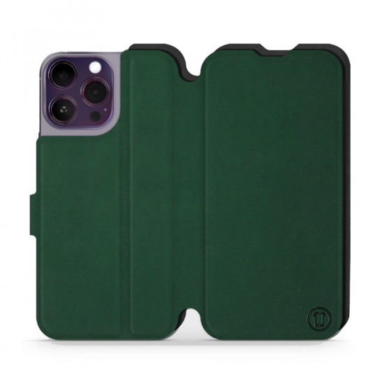 Mobiwear iPhone 14 Pro Max Θήκη Βιβλίο Slim Flip - Πράσινη - S_GRB