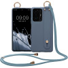 KW Xiaomi 11T / 11T Pro Θήκη Σιλικόνης TPU με Λουράκι και Finger Holder - Dark Slate - 56480.202