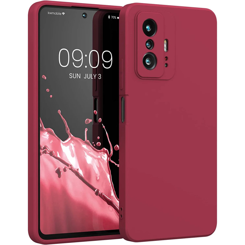 KW Xiaomi 11T / 11T Pro Θήκη Σιλικόνης Rubberized TPU - Sweet Cherry - 56573.229