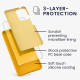 KW Samsung Galaxy A53 5G Θήκη Σιλικόνης Rubber TPU - Honey Yellow - 57835.143