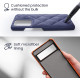 KW Xiaomi 11T / 11T Pro Θήκη με Επένδυση Συνθετικού Δέρματος - Quilted Pattern - Blue Purple - 59396.234