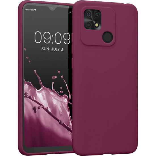 KW Xiaomi Xiaomi Redmi 10C Θήκη Σιλικόνης TPU - Bordeaux Purple - 59231.187
