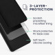 KW Xiaomi Redmi 10C Θήκη Σιλικόνης Rubberized TPU - Black - 59230.01