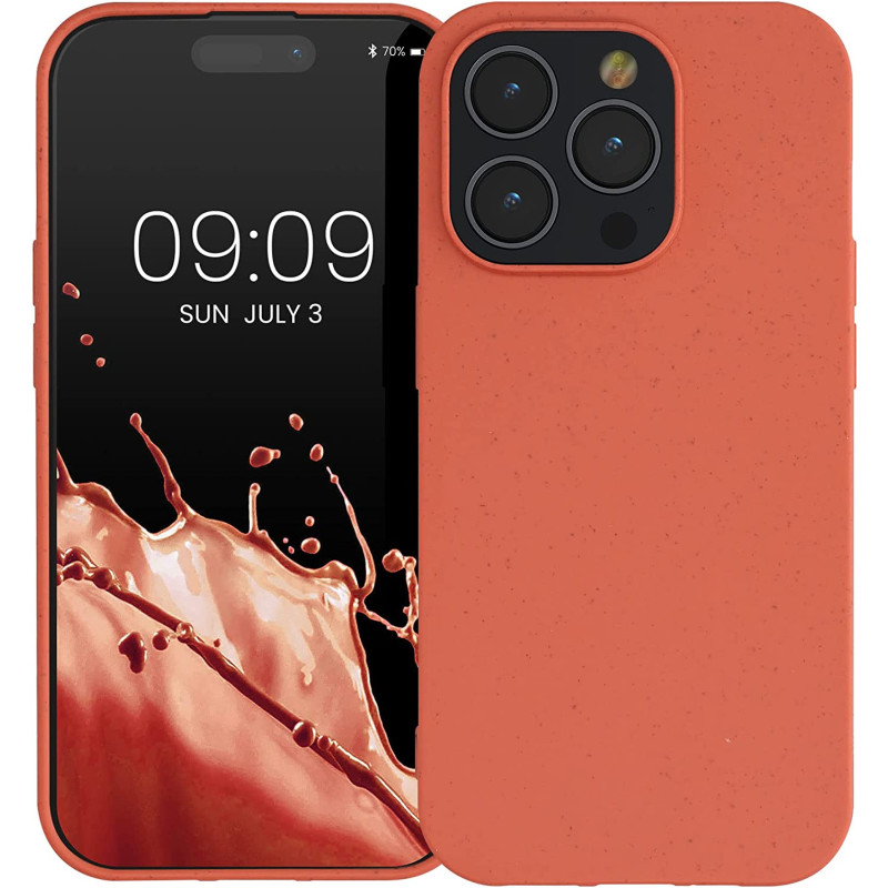 Kalibri iPhone 14 Pro Θήκη Σιλικόνης TPU με Ανακυκλώσιμο και Βιοδιασπώμενο Υλικό - Soft Blush - 59219.215