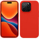KW iPhone 14 Pro Θήκη Σιλικόνης TPU - Red - 59073.09