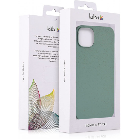 Kalibri iPhone 14 Plus Θήκη Σιλικόνης TPU με Ανακυκλώσιμο και Βιοδιασπώμενο Υλικό - Forest Green - 59218.166