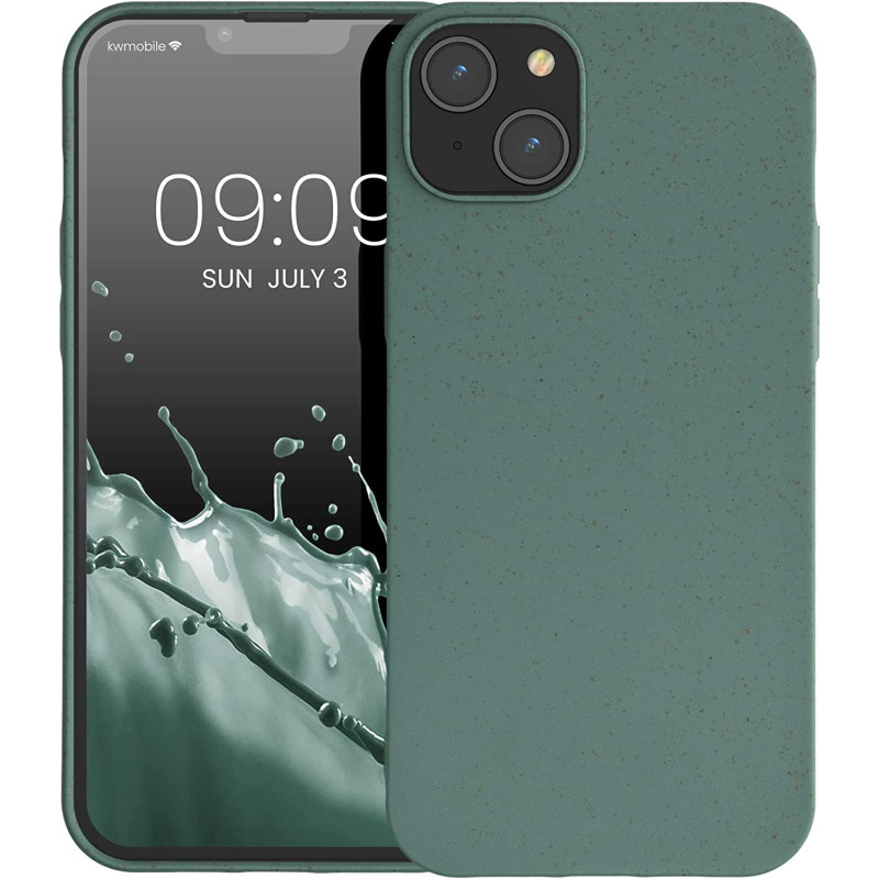 Kalibri iPhone 14 Plus Θήκη Σιλικόνης TPU με Ανακυκλώσιμο και Βιοδιασπώμενο Υλικό - Forest Green - 59218.166