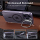 ESR iPhone 14 Pro Classic Kickstand Halolock MagSafe Σκληρή Θήκη με Πλαίσιο Σιλικόνης και Stand - Διάφανη / Purple