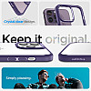 Spigen iPhone 14 Pro Ultra Hybrid Σκληρή Θήκη με Πλαίσιο Σιλικόνης - Deep Purple