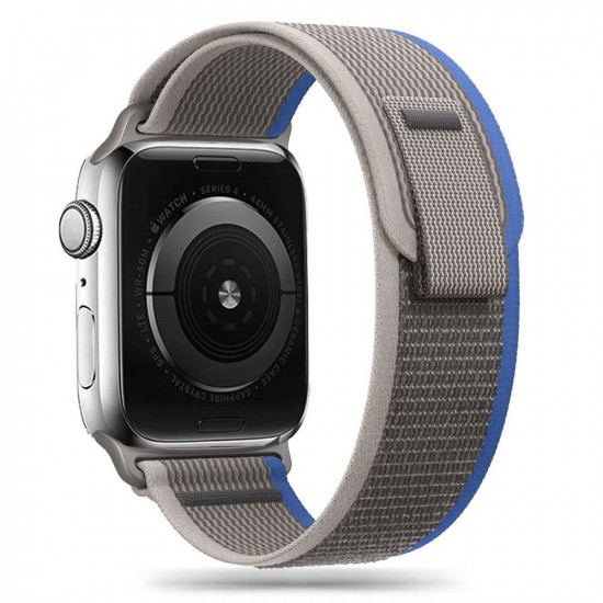 Tech-Protect Λουράκι Apple Watch 2 / 3 / 4 / 5 / 6 / 7 / 8 / 9 / SE / ULTRA / ULTRA 2 - 42 / 44 / 45 / 49 mm Nylon - Grey / Blue