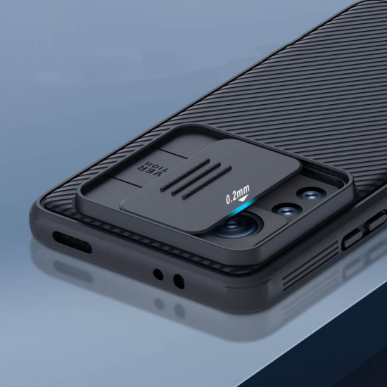 Nillkin Xiaomi 12T Pro CamShield Σκληρή Θήκη με Κάλυμμα για την Κάμερα - Black