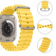 Tech-Protect Λουράκι Apple Watch 2 / 3 / 4 / 5 / 6 / 7 / 8 / 9 / SE / ULTRA / ULTRA 2 - 42 / 44 / 45 / 49 mm IconBand Pro Λαστιχένιο - Yellow