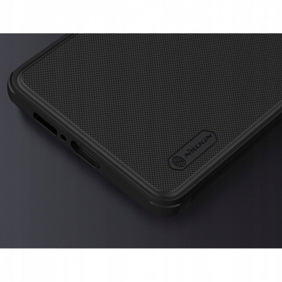 Nillkin Xiaomi 12T Pro Super Frosted Shield Pro Σκληρή Θήκη με Πλαίσιο Σιλικόνης - Black